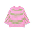 Pull en maille rayé